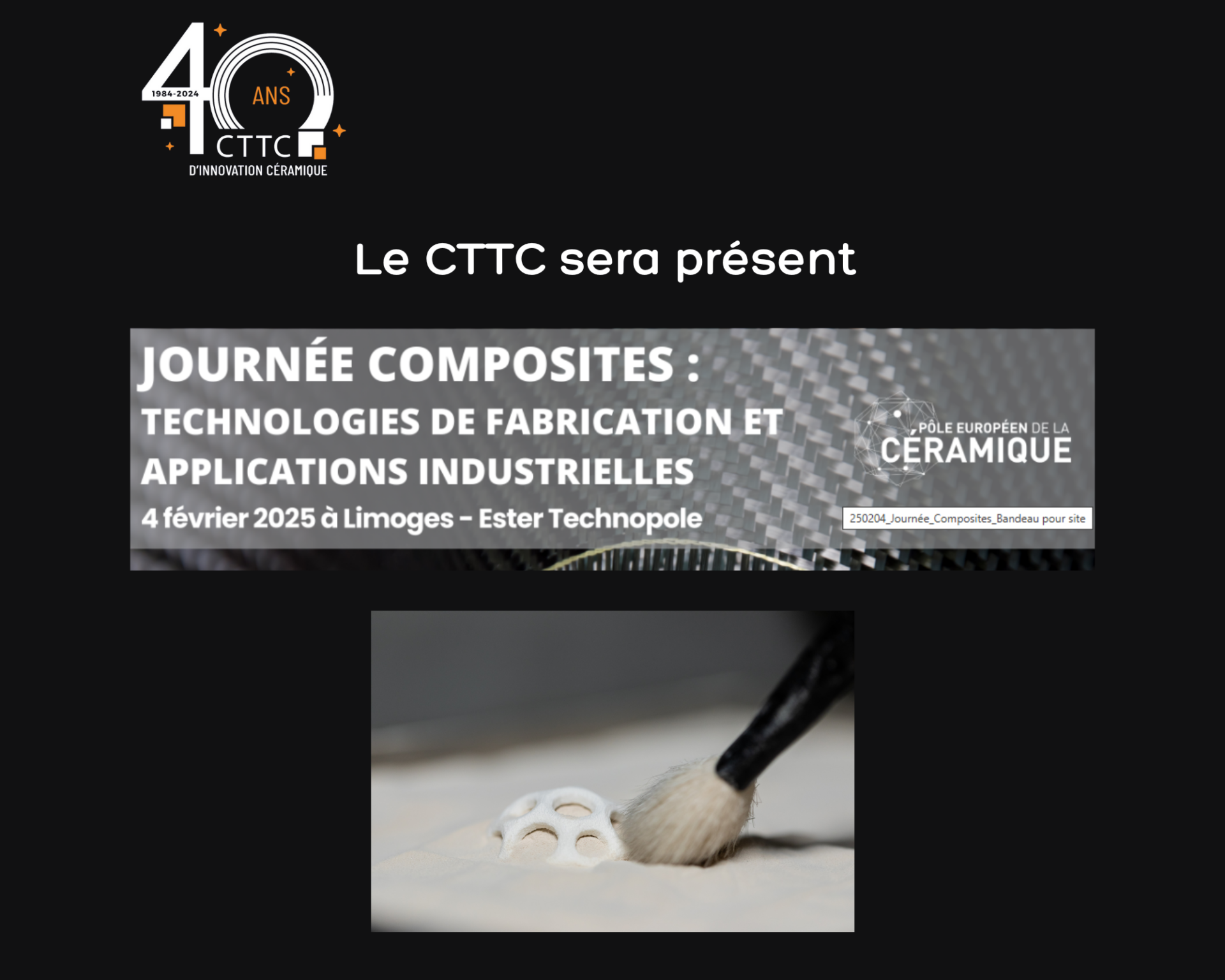 Le CTTC présent à la journée composites : technologies de fabrication et applications industrielles